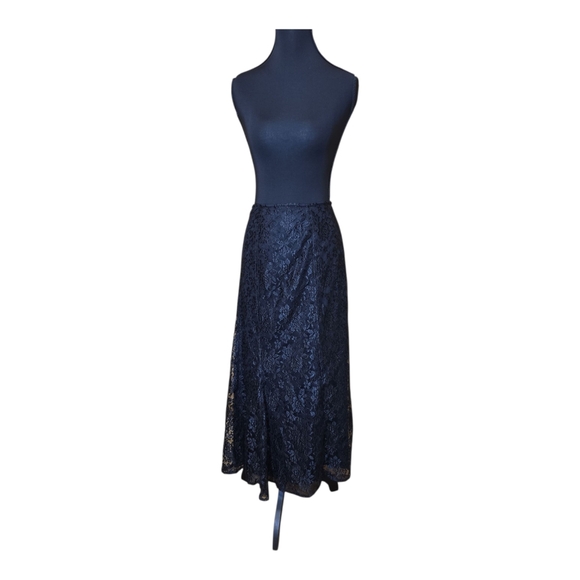 Cato Dresses & Skirts - Cato Whimsygoth  Dark Fairy Black A-Line Lace Skirt 18